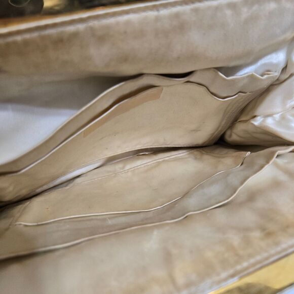 Vintage Art Deco Beaded Purse Bag Kisslock Top Handle 6"x8" READ description - Picture 8 of 12